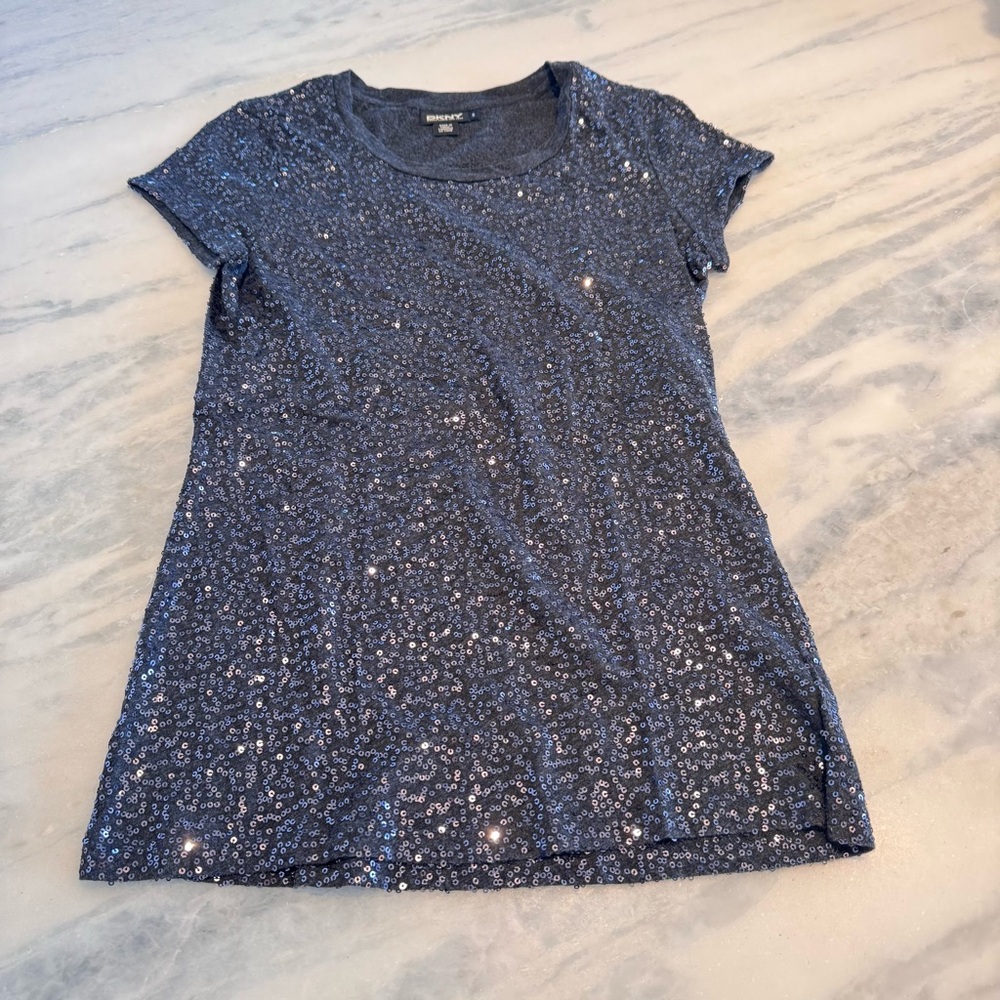 DNKY Women’s sequin top-size S